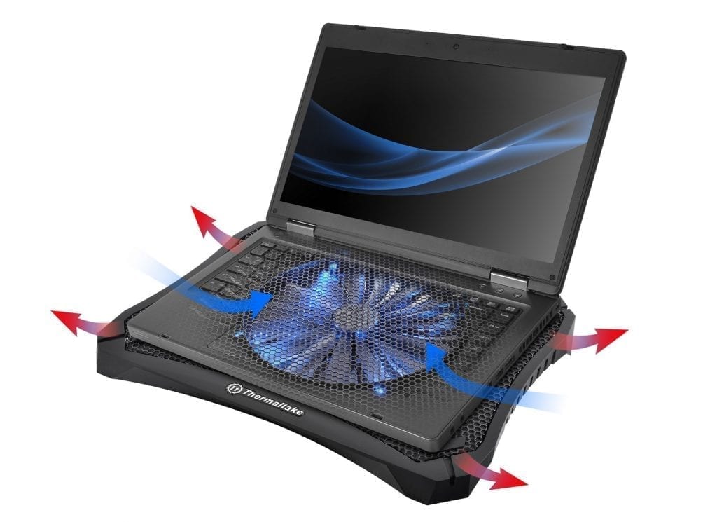 Thermaltake Massive V20 Laptop Cooling Pad large 200mm fan with big airflow offers high cooling performance