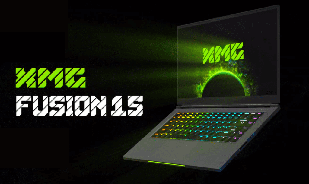 XMG Fusion 15 laptop