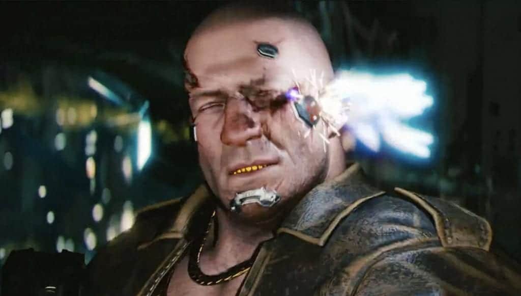 Cyberpunk 2077 shooting in face