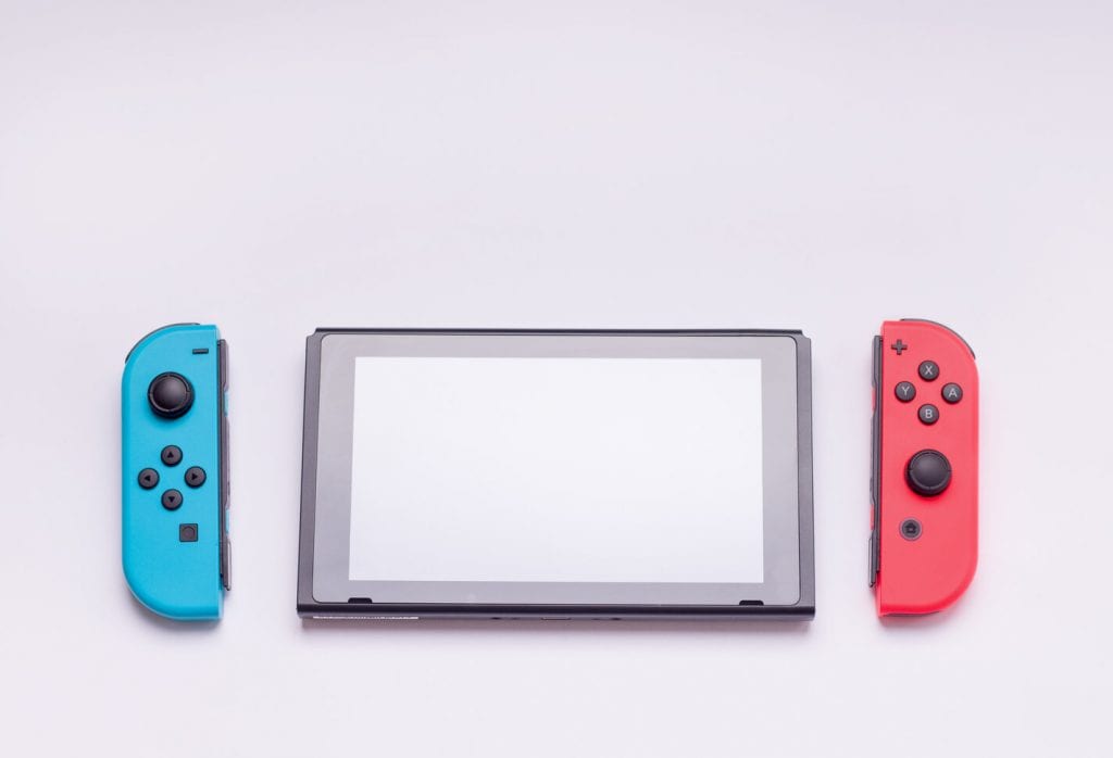 Nintendo Switch white background