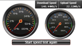 Speedtest Pre Archer GX90 Router 1