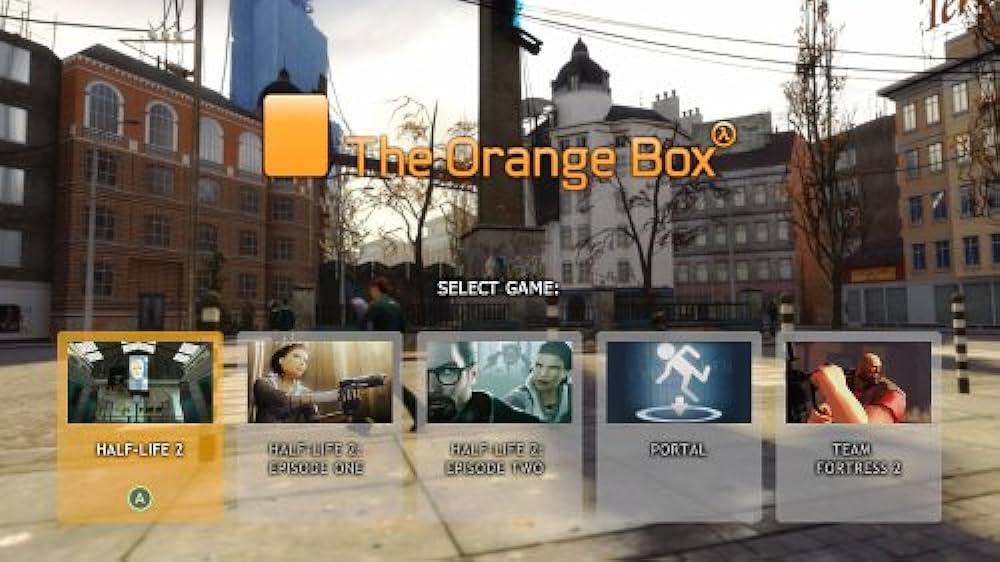 Best PC games The Orange Box game selection screenshot 