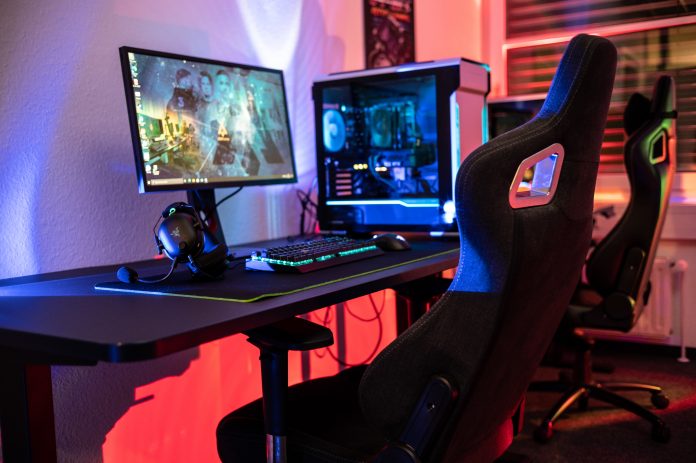 gaming chairs by desk