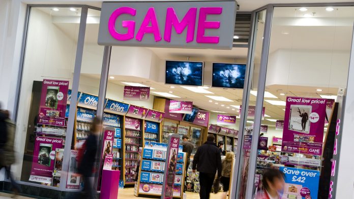 GAME retail storefront