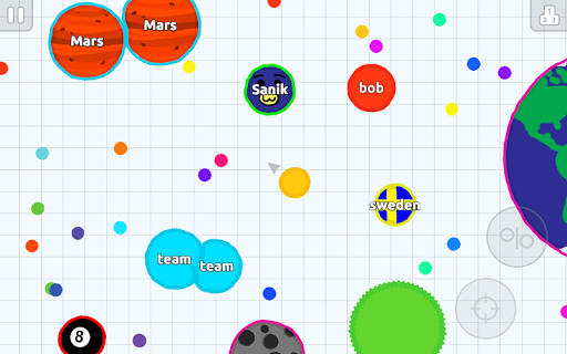 Agar.io browser game screenshot 